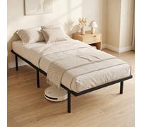 Homcom 3Ft Single Bed Frame With Underbed Storage, No Box Spring Needed
