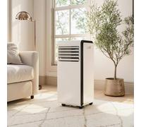 HOMCOM 4-in-1 Portable Air Conditioner 9000 Btu Air Conditioning Unit White, White
