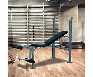 HOMCOM 4-Levels Adjustable Weight Bench-Black