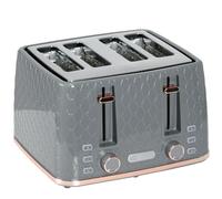HOMCOM 4 Slice Toaster with 7 Browning Levels, High Lift, 1600W, Grey