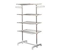 Homcom 4-Tier Clothes Drying Rack | Indoor & Outdoor Folding Airer
