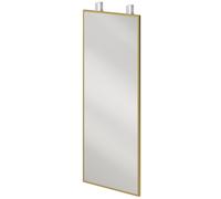 HOMCOM 40 x 110 cm Full Length Wall Mirror, Rectangular Mirror with Adjustable Hooks, Over the Door or Wall Mounted, Gold Tone