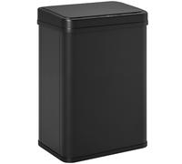 HOMCOM 40L Sensor Bin with Soft-Close Lid, Stainless Steel Automatic Touchless Motion Sensor Kitchen Bin, Black