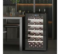HOMCOM 41 Bottle Wine Cooler Fridge, Freestanding