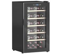 Homcom 41 Bottle Wine Cooler Fridge, Freestanding Wine Refrigerator In Black Black