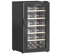 HOMCOM 41 Bottle Wine Fridge, 91 Litre Capacity, 45cm Freestanding Wine Cooler