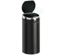 HOMCOM 42L Sensor Bin, Automatic Touchless Rubbish Bin with Soft-Close Lid, Fing