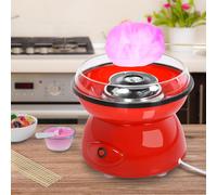 HOMCOM 450W Electric Candyfloss Machine Kit Non-Stick Children Adult Party Red