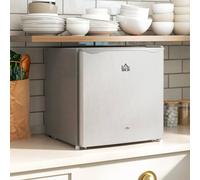 Homcom 46 Litre Table Top Fridge Mini Fridge With Chiller Box In Grey Grey One Size