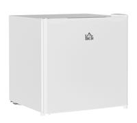 HOMCOM 46L Counter Top Fridge with Chiller Box Mini Fridge for Bedrooms Cream