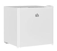 HOMCOM 46L Table Top Mini Fridge with Ice Box, Reversible Door, Cream