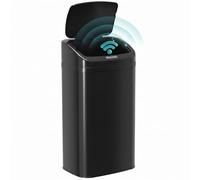 HOMCOM 48L Sensor Bin, Stainless Steel Automatic Kitchen Bin, Black