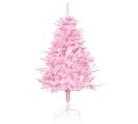 HOMCOM 4FT Artificial Christmas Tree w/ Automatic Open for Home Party Pink
