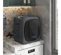 HOMCOM 4kg 800W Vented Tumble Dryer with Deodorize, Smart Mode, Grey