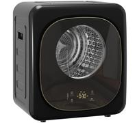 HOMCOM 4kg Vented Tumble Dryer with 5 Drying Mode, 800W Compact Freestanding Front Tumble Dryer Black