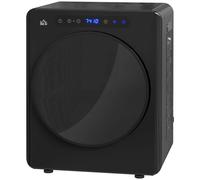 Homcom 5/3 Kg Portable Vented Tumble Dryer Machine With Timer In Black Black