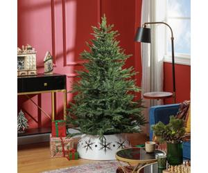 Homcom 5 Foot Artificial Christmas Tree With Realistic Hinged Branches, Green