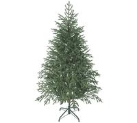 HOMCOM 5 ft Full Spruce Christmas Tree with Realistic Dense Tips, Easy Assembly - Green