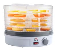 HOMCOM 5 Tier Food Dehydrator for Drying Fruit Meat Vegetable Jerky Pet Treat