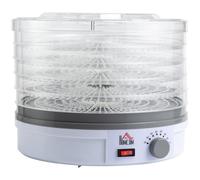 HOMCOM 5 Tier Food Dehydrator for Drying Fruit Meat Vegetable Jerky Pet Treat
