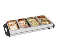 HOMCOM 5 Tray Electric Food Warmer Buffet Server with Warming Plate 300W
