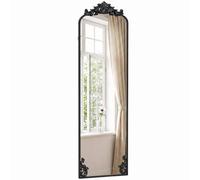 HOMCOM 50 x 160 cm Floor Mirror with Metal Frame, Black