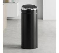 Homcom 50L Sensor Bin, Motion Sensor Stainless Steel Kitchen Bin, Black