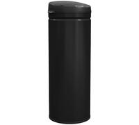 HOMCOM 50L Sensor Bin with Soft-Close Lid Automatic Touchless Kitchen Black | Motion Sensor Rubbish Bin, Fingerprint Resistant Stainless Steel, Hygienic, Home Office Use