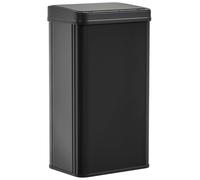 HOMCOM 50L Sensor Bin with Soft-Close Lid, Stainless Steel Automatic Touchless Motion Sensor Kitchen Bin, Black