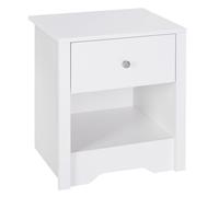 Homcom 53Wx42.5Dx59H cm Bedside Table-White