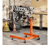 HOMCOM 570 kg Rotating Engine Stand with Adjustable Head, Orange HOMCOM Orange