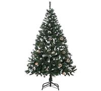 Homcom 5Ft Artificial Christmas Tree Indoor Decoration, Green