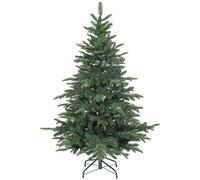 HOMCOM 5ft Artificial Christmas Tree with Realistic Branches, Easy Assembly - Green