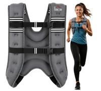HOMCOM 5KG/8KG/10KG Weighted Vest for Men Women Running | Adjustable Straps, Convenient Pocket, Reflective Strips, Cardio Exercise, Strength Training, Workout