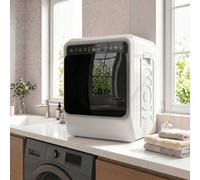 HOMCOM 5kg Vented Tumble Dryer, 1000W Compact Front Tumble Dryer, White