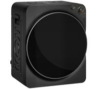 HOMCOM 5kg Vented Tumble Dryer, 1000W Compact Tumble Dryer with 5 Drying Modes, Stainless Steel Tub, Black