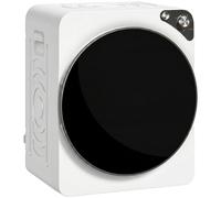 HOMCOM 5kg Vented Tumble Dryer, 1000W Compact Tumble Dryer with 5 Drying Modes, Stainless Steel Tub, White