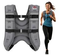 HOMCOM 5KG Weighted Vest for Men Women Running Vest Grey