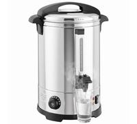 HOMCOM 6.5L Catering Urn 1500W Hot Water Boiler Dispenser with Thermostat | Stainless Steel Tea Urn Kettle, Keep Warm Function, Adjustable Temperature, Easy Pour Tap, for Home Office Parties