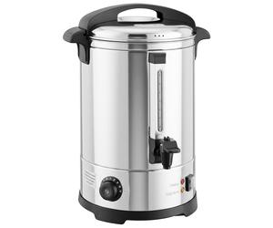 HOMCOM 6.5L Catering Urn, 1500W Stainless Steel Hot Water Boiler Dispenser with Thermostat, Keep Warm Function & Easy Pour Tap