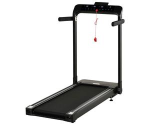 Homcom 600W Foldable Steel Motorised Treadmill Running Machine W/Safety Button