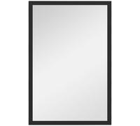 HOMCOM 60x40cm Wall Bathroom Mirror for Home Decor, Vanity Mirror, Black