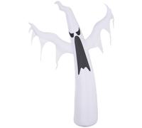 HOMCOM 6FT 1.8m LED Halloween Inflatable Decoration Floating Ghost Scary Party Outdoors Yard Lawn Aosom UK
