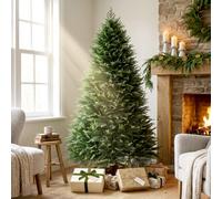Homcom 6Ft Artificial Christmas Tree, Auto Open, Fir Wood Base, Green