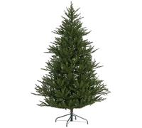 Artificial Christmas Tree with Realistic Hinged Branches, Green HOMCOM Green 6ft