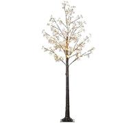 Homcom Artificial 6ft Blossom LED Tree with Warm White Lights, none