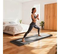 Homcom 6Ft Foldable Gymnastics Mat, Tri-Fold 2" Thick Crash Mat, Grey