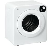 HOMCOM 6kg Vented Tumble Dryer Freestanding Wall Mounted Stackable White