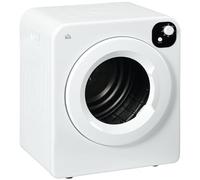 HOMCOM 6kg Vented Tumble Dryer Freestanding Wall Mounted Stackable White