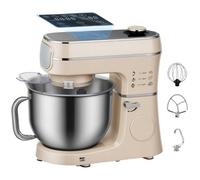 Homcom 6L 1400W Stand Mixer With 11 Speeds & Fermentation Function, Cream